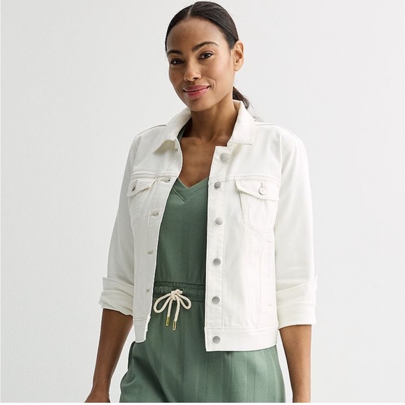 Sonoma Jackets & Blazers - Sonoma Off-White Denim Jacket